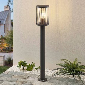 Lindby Yonan lampione, rotondo, grigio scuro, E27