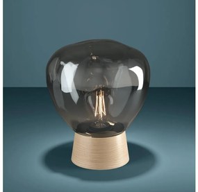 Eglo 390321 - Lampada da tavolo MAGACELA 1xE27/40W/230V fumé