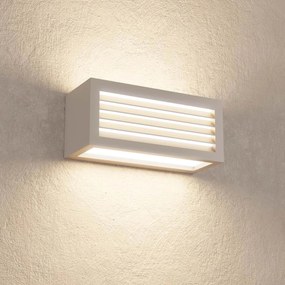 Applique Line Design - E27 Grigia per Esterni IP65 Antiabbagliamento
