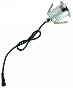 Faretto LED 3W, IP68 per Piscine e Fontane, Tondo, Professional - LED OSRAM Colore  Bianco Caldo 2.700K