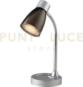 Lampada da tavolo arkimede orientabile nera 1 luce attacco e14 13,5...