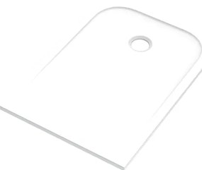 Piatto doccia SENSEA in carbonato di calcio Easy V2 bianco L 70 x L 100 x H 2.5 cm opaco