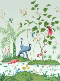 Osborne & Little Carta da parati panoramica Mirage - Eau De Nil