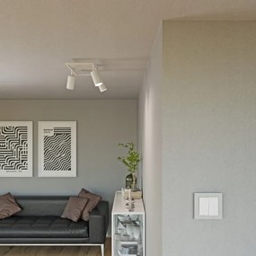 Faretto da soffitto 3xGU10/30W/230V bianco