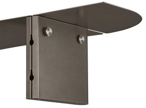 Mensola grigia in acciaio 80 cm Oru – Blomus