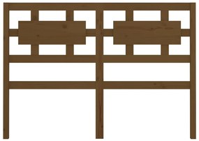 Testiera per letto miele 165,5x4x100 cm legno massello di pino