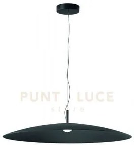 Sospensione 1 luce elle a led 18w 3000k 1719lm  d.90cm nero