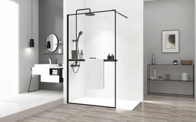 Parete doccia Rea Bler 120 con mensola EVO