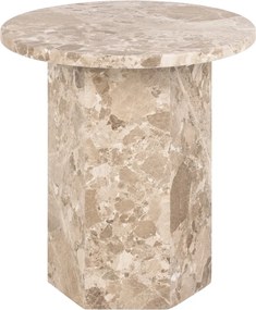 Tavolino rotondo in marmo ø 50 cm Naxos - Actona