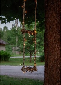 Eglo 411077 - Catena natalizia LED da esterno AKKU 160xLED 11,2 m bianco caldo IP44