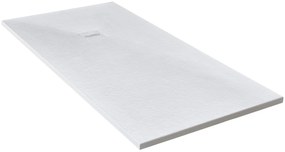 Piatto doccia MOLDCOM COMPOSITES in resina Cosmos Stone bianco L 100 x L 210 x H 4 cm opaco