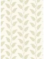 Josephine Munsey Tapete Leaf Wiggle - Maitland Green/ Ceiling White