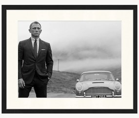 Foto incorniciata di Daniel Craig in veste di James Bond