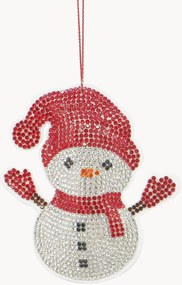 Set di 6 addobbi di Natale in vetro Jewel