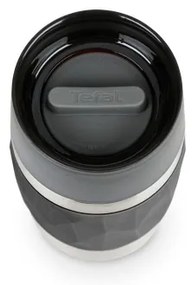 Tefal - Tazza termica 300 ml COMPACT MUG acciaio inossidabile/nero