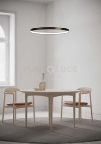 Anello lampadario a sospensione bronzo spazzolato diam.55cm 2700k 2...