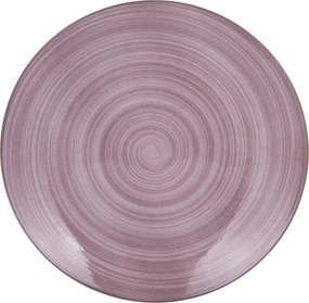 Piatto frutta porcellana viola 19,3 cm Petali