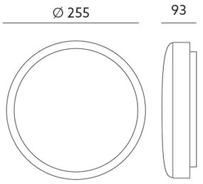 Applique da bagno a LED con sensore ORBIS LED/10W/230V IP44