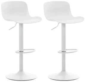 Set Di 2 Sgabelli Da Bar Almada: Stile E Comfort Per İl Tuo Spazio / Weiß