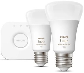 Set base Philips Hue WACA 2xE27/9W/230V 2000-6500K + dispositivo di interconnessione