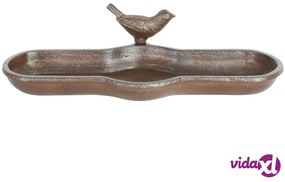 Esschert Design Abbeveratoio per Uccelli in Ghisa Marrone BR25