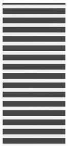 Tenda A Rullo Zebra Nero Larghezza Tessuto 90,9 Cm Poliestere /