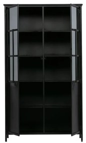 Vetrina in metallo nero 99x170 cm Exhibit - BePureHome