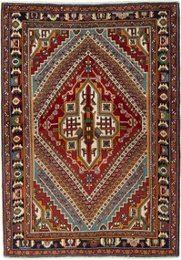 Shiraz Tappeto 150x110 (Iran) Annodato A Mano