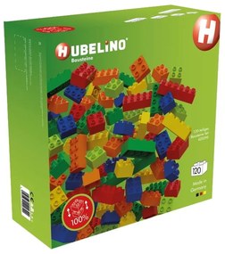 Set di blocchi da costruzione per la pista di palline Rainbow, 120 pezzi Blocks - Hubelino