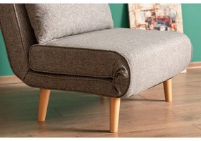 Poltrona grigio chiaro Folde - Artie