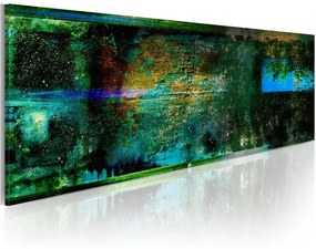 Quadro La pioggia di settembre  Colore Verde, Dimensioni e Misure 150x50