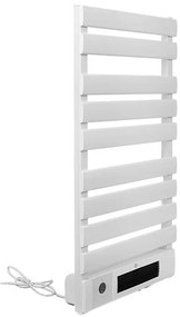 Scaldasalviette elettrico bianco con termoconvettore integrato 500/2000W