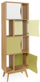 Libreria verde 65x191 cm Avon - Woodman