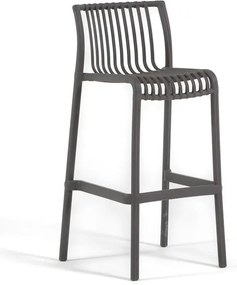 Sgabello da giardino Athena NEW GARDEN antracite, 4 pezzi