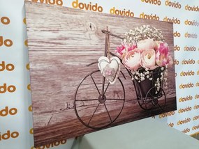 Quadro su tela – Fiori meravigliosi in vaso vintage