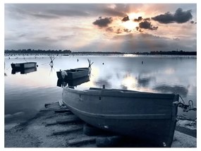 Fotomurale Little port boats