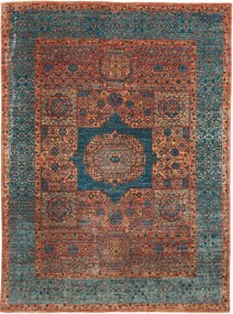 Mamluk Tappeto 240x180 Giallo (Pakistan) Annodato A Mano