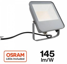 Proiettore LED 30W IP65 145lm/W - LED OSRAM Colore Bianco Freddo 6.000K