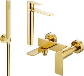 Mexen Zero R70 set da bagno, oro - 71113R70-50
