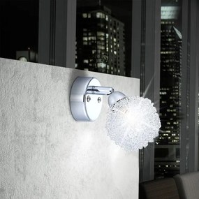 Globo 56624-1 - Faretto da parete orientabile ORINA 1xG9/33W