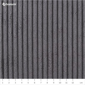 Letto singolo imbottito grigio scuro con contenitore con materasso incluso 90x200 cm Cabana – Meise Möbel