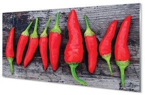 Pannello paraschizzi cucina peperoni rossi 100x50 cm