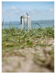 Lanterna LED da esterno grigio chiaro su USB (altezza 30 cm) Firefly - Zone