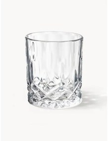 Bicchieri in cristallo con struttura in rilievo George 4 pz