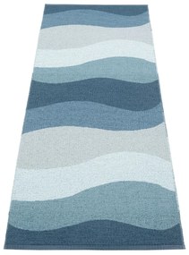 Passatoia da interno/esterno blu 70x200 cm Urvi Water – Pappelina