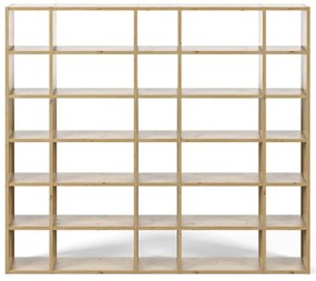 Libreria in rovere 255x224 cm Pombal - TemaHome