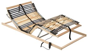 Letto Con Telaio A Doghe Elettrico 28 Doghe 7 Zone 70x200 Cm /