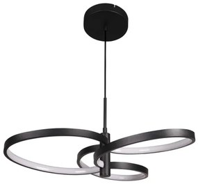 Lampadario LED a sospensione con cavo RIBBON LED/25W/230V 4000K nero
