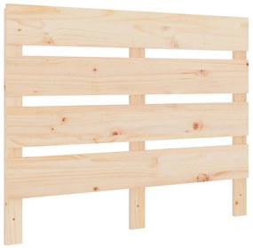 Testiera per letto 90x3x80 cm in legno massello di pino