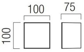 Redo 90321 - Lampada da esterno a LED KODIAK LED/5W/230V 4000K 10 cm IP65 bianca